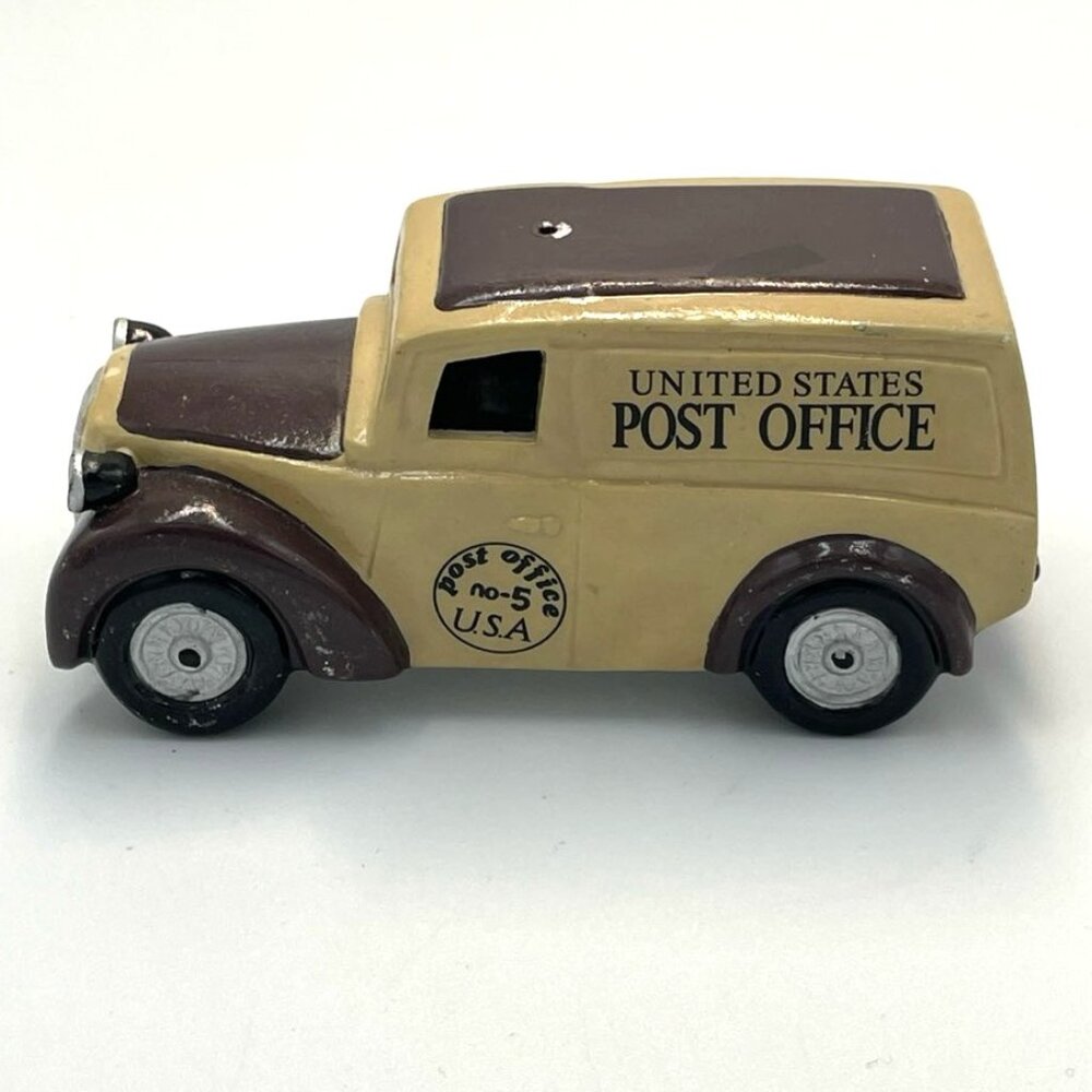 Vtg US Post Office‎ Mail Truck Ceramic O’WELL Santa’s Workbench Collection